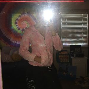 💗Tie dye pink jacket💗